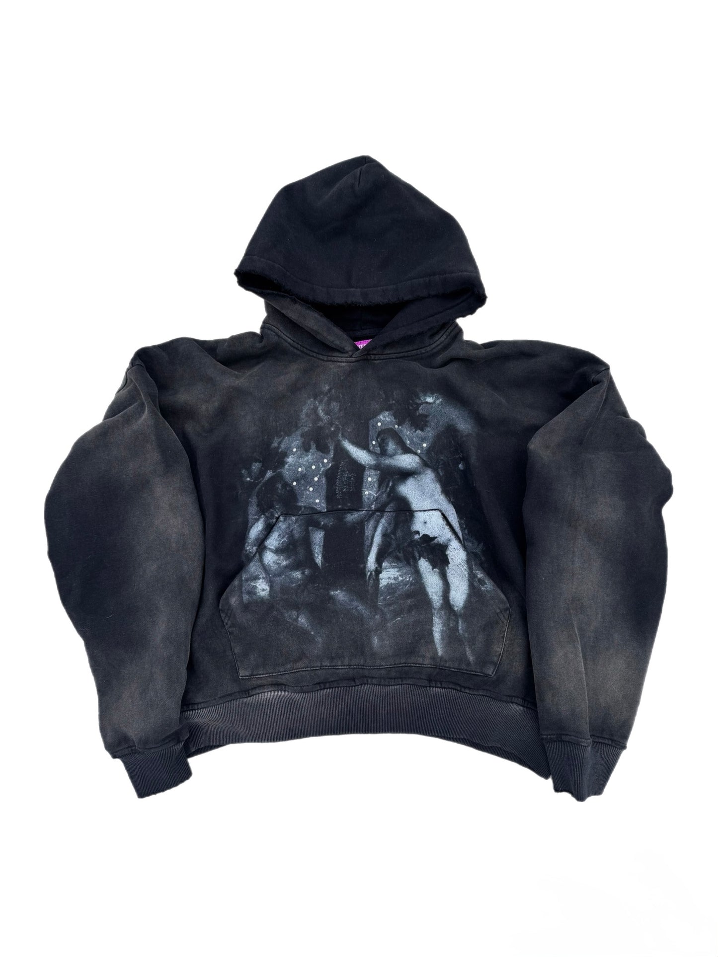 Coal Black Adam & Eve Hoodie