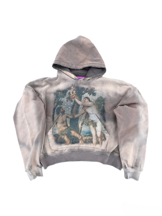 Cloud Grey Adam & Eve Hoodie