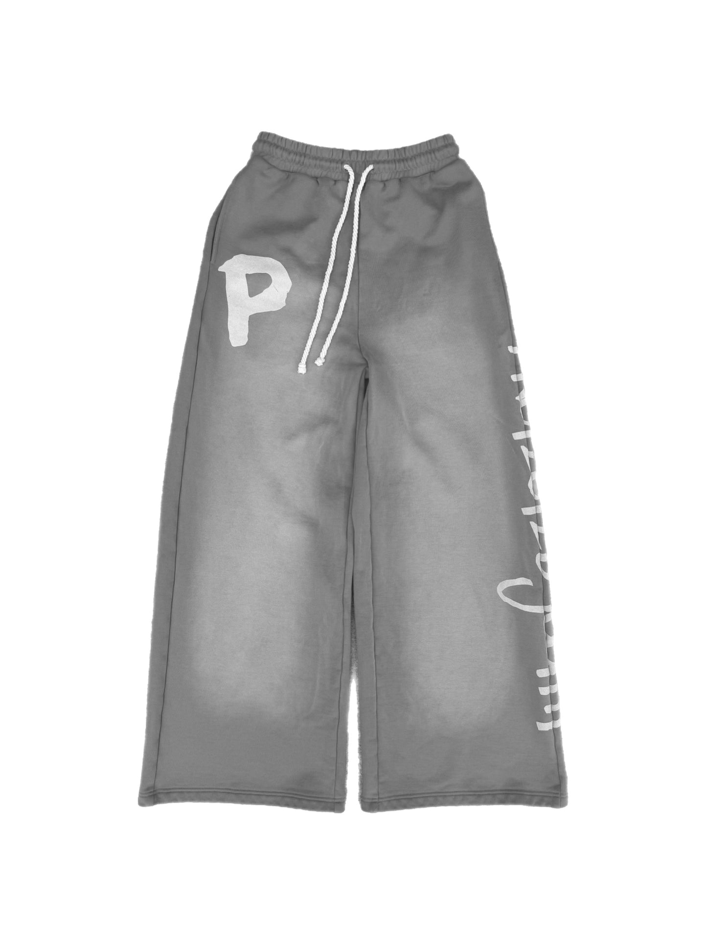 Cool Grey Graffiti Sweats