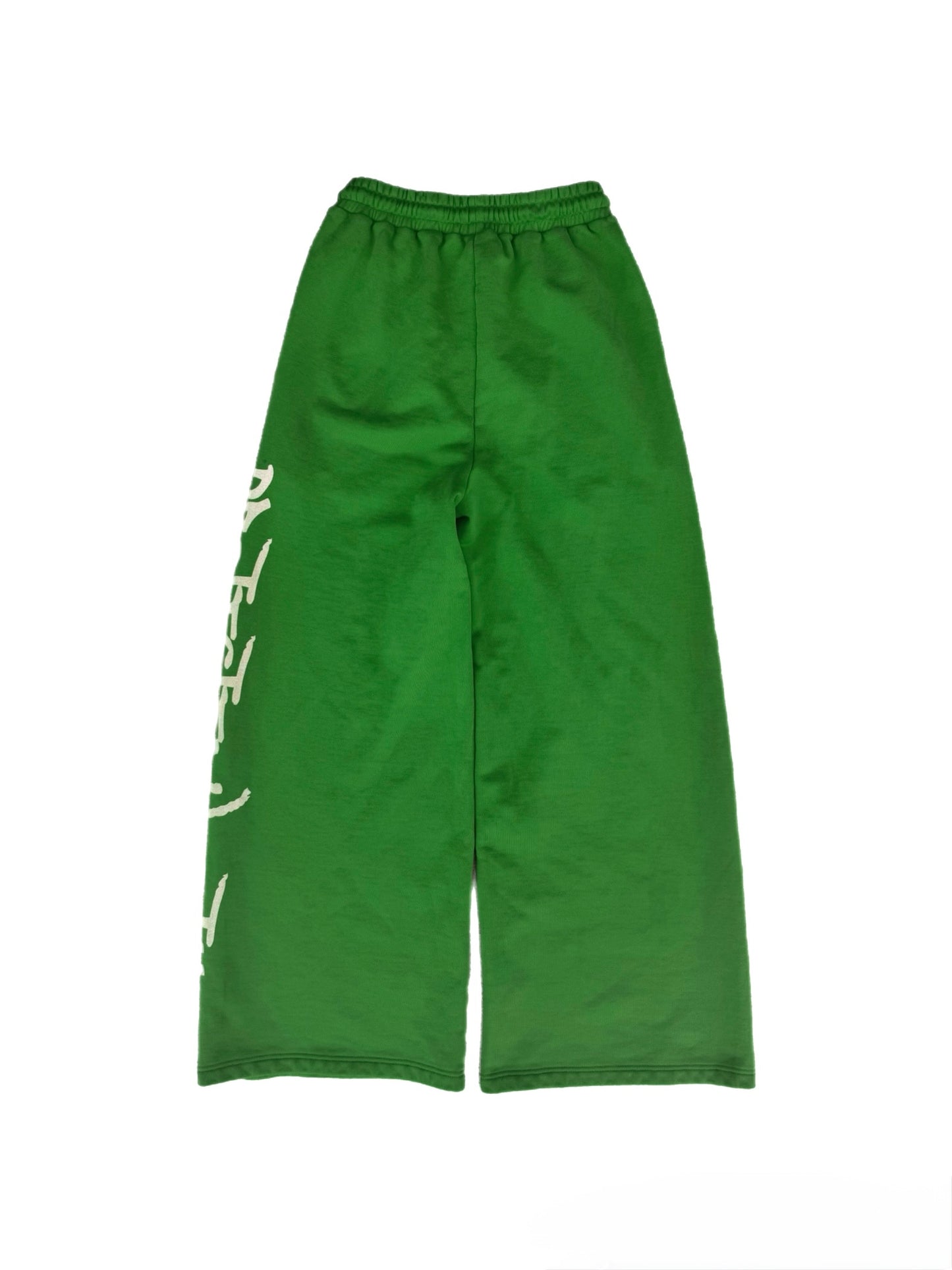 Moss Green Graffiti Sweats