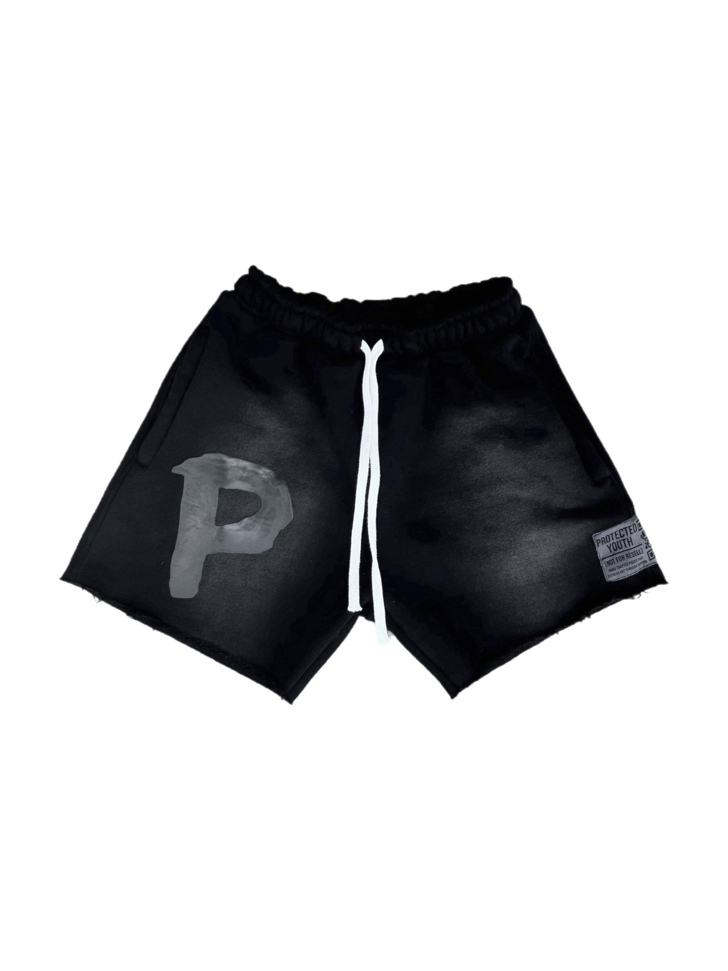 VÖL.2 Onyx Black Logo Shorts