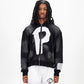 Monochrome Black Statement Zip-up