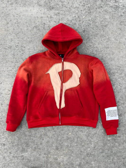 Protected Youth Zip-up (Red)