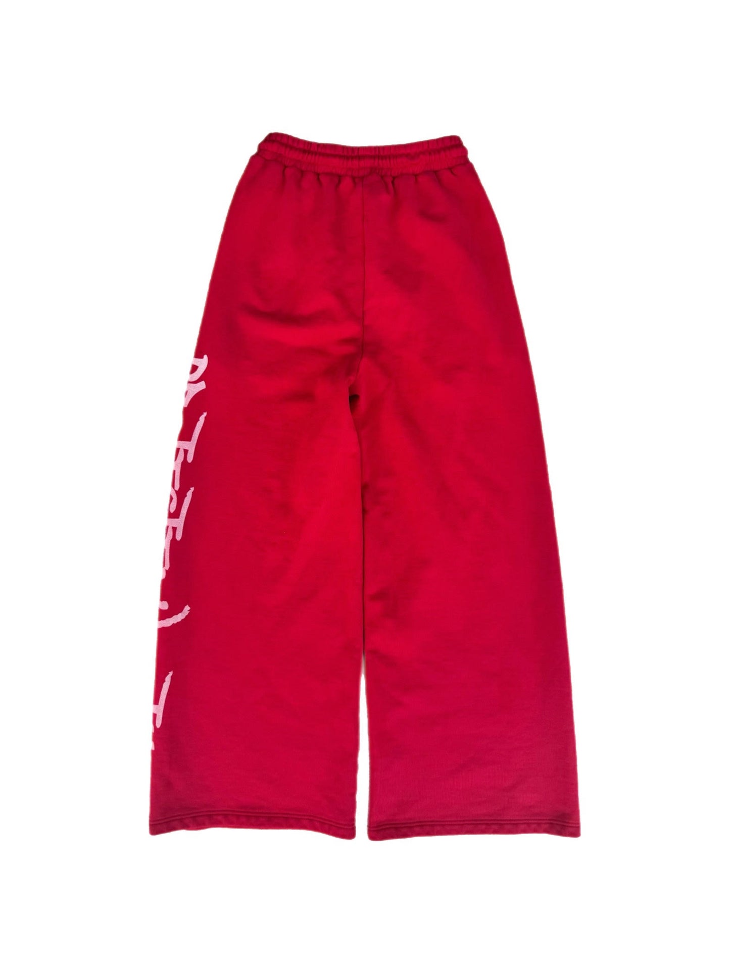 Crimson Red Graffiti Sweats