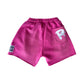 VÖL.2 Coral Pink Logo Shorts