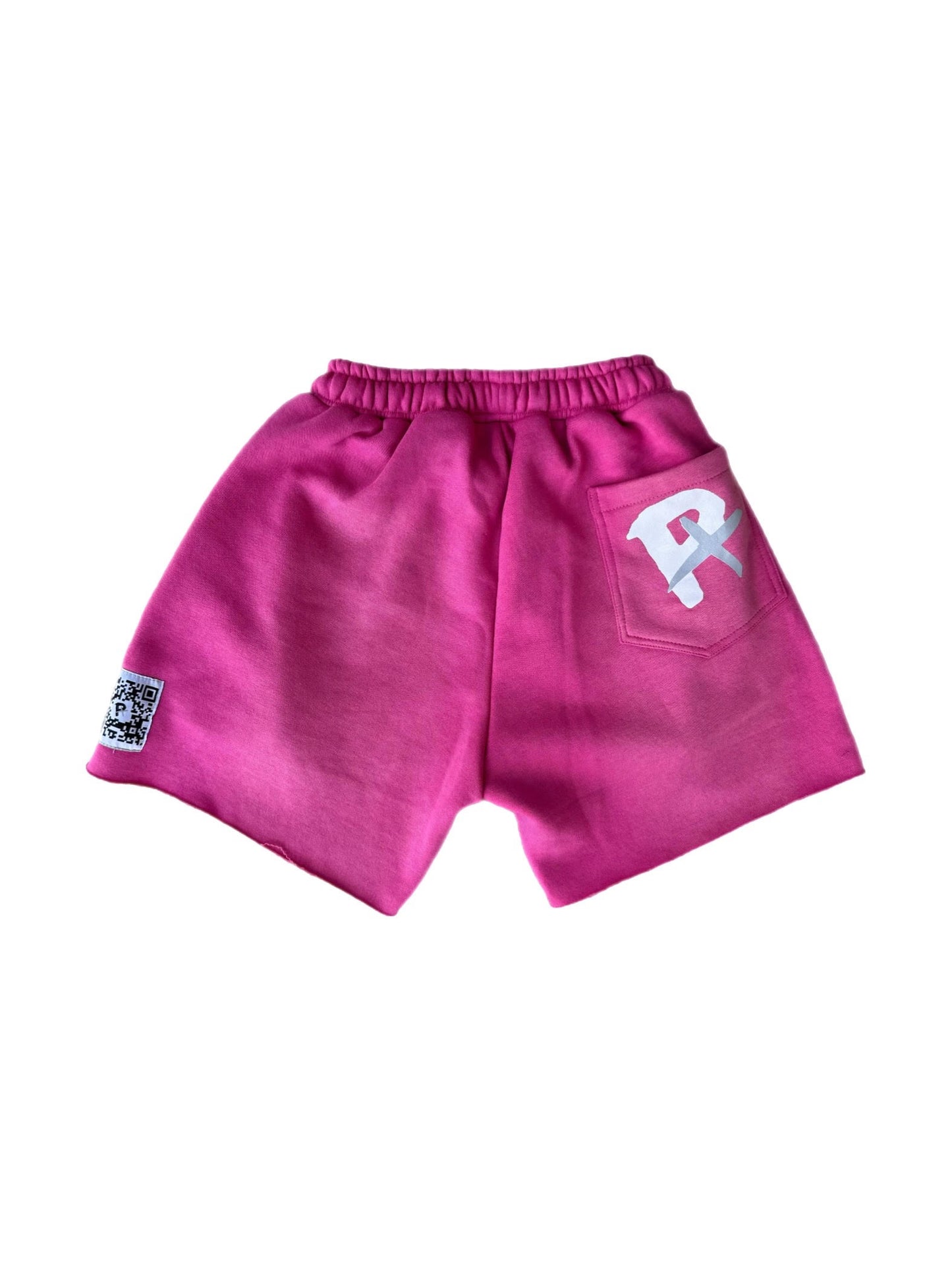 VÖL.2 Coral Pink Logo Shorts